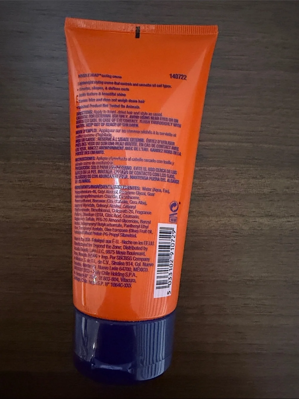 Curling Creme for Men - Orange